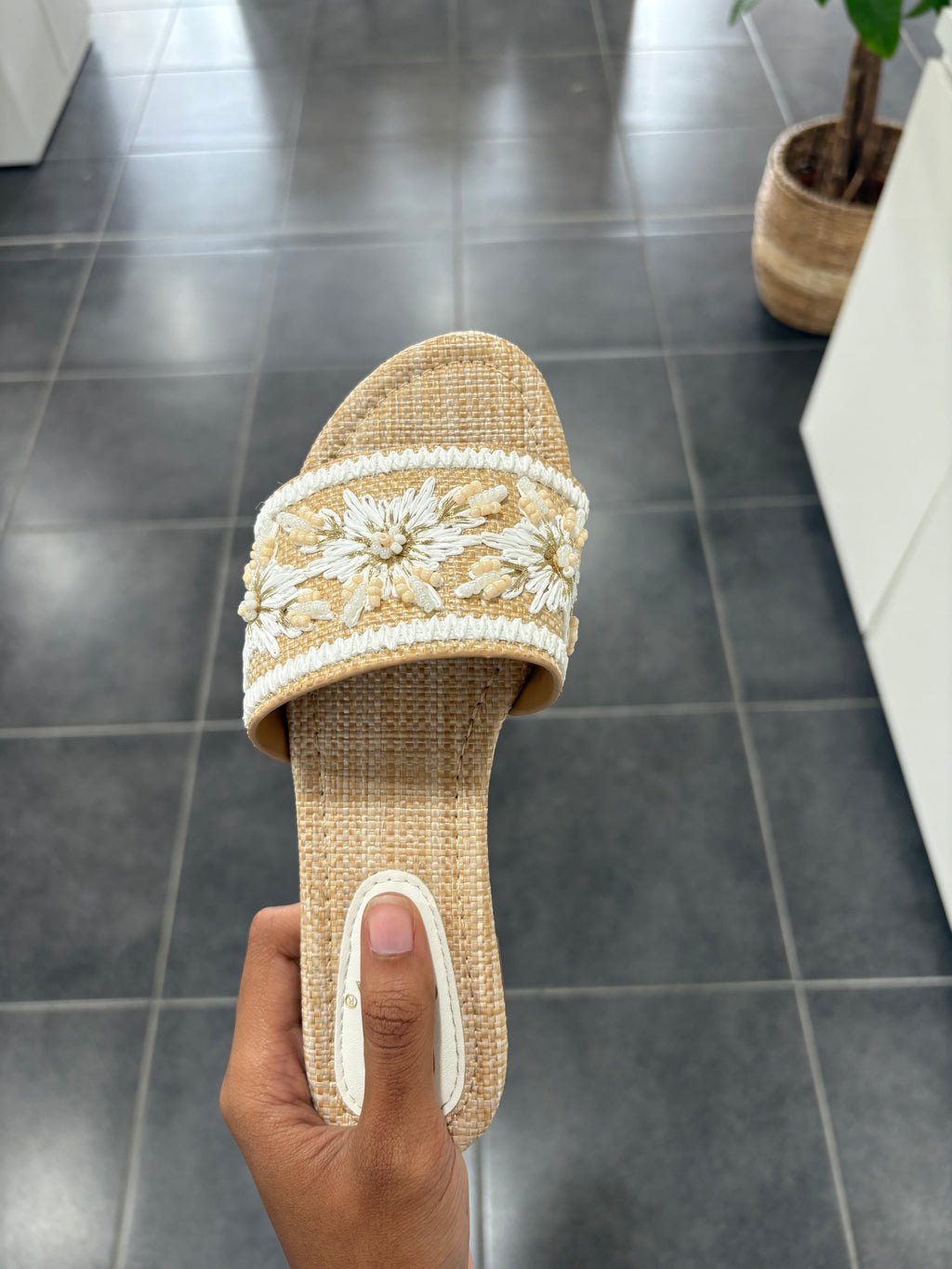 Sandales Raphia Fleur - Neiga