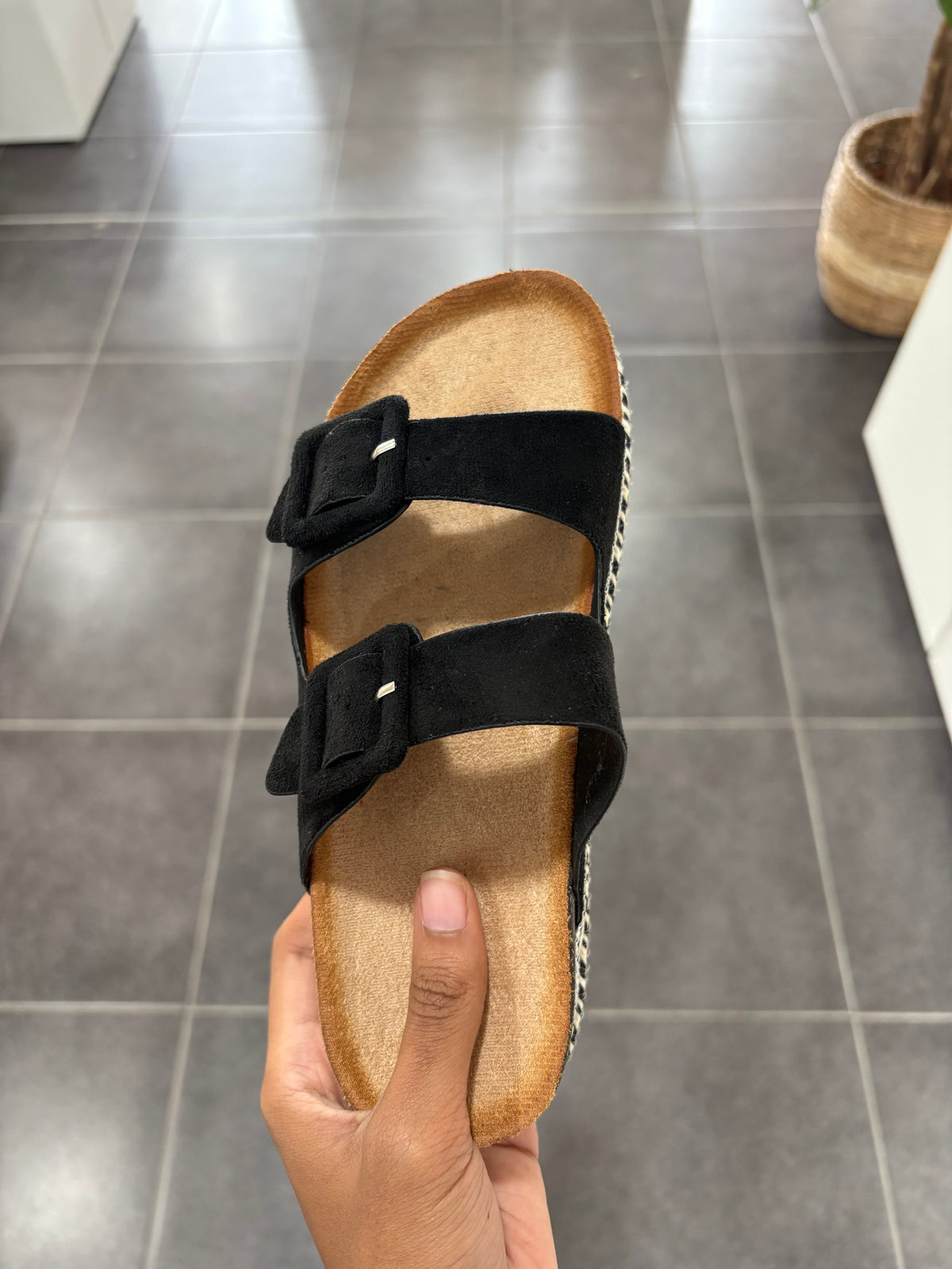 Sandales Daim Ethnique - Naomi