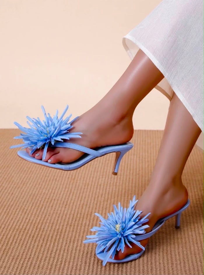 Sandales pompon – Fleury